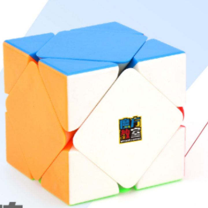 Rubik Biến Thể SKEWB Không Viền - Cục Rubik, Rô Bích, Khối Rubik Xoay Trơn Mượt.