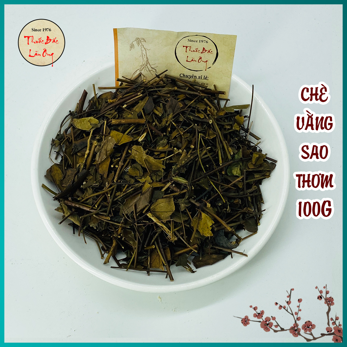 Chè vằng khô 100g, trà vằng đã sao thơm, giúp lợi sữa, mát sữa, mát gan, hỗ trợ giảm cân, giảm mỡ