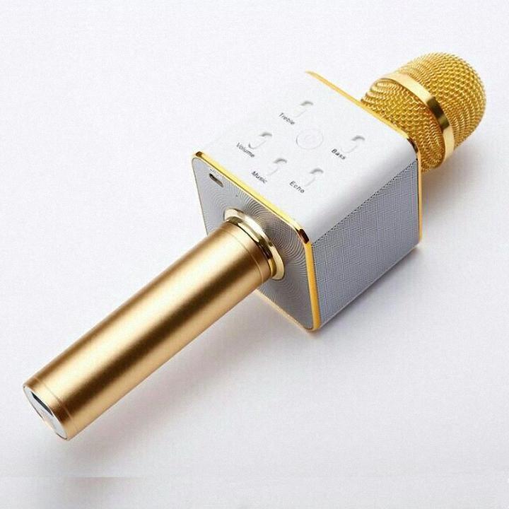 [ Thanh Lý ]Micro hát Karaoke tích hợp Loa Bluetooth Q7 .