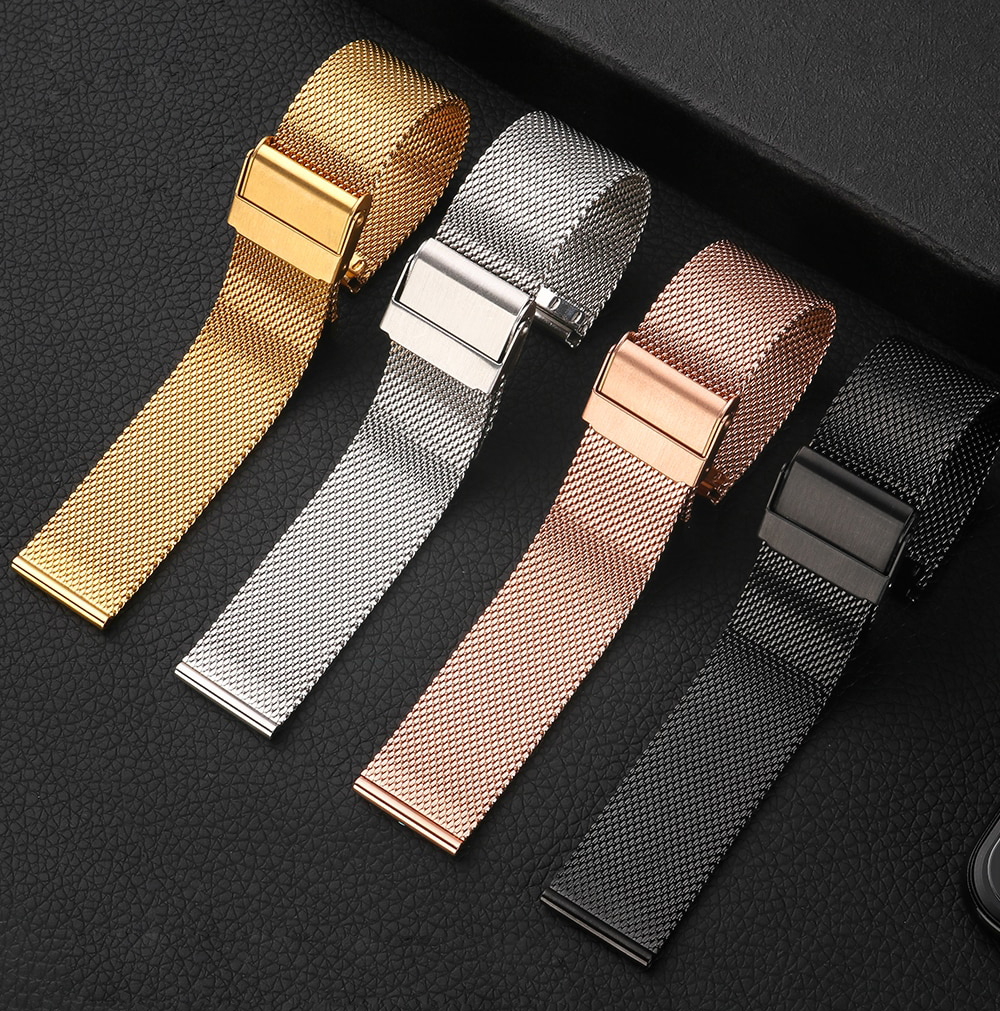 Dây Đồng Hồ Thông Minh Watch Thép Không Gỉ Milanese Loop Sang Chảnh - Hot Trend ⚡ Series 5/4/3/2/1 -