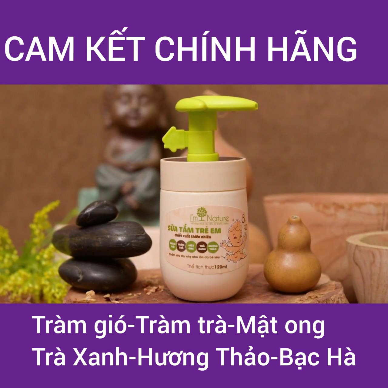 Sữa tắm gội cho trẻ sơ sinh 120ml