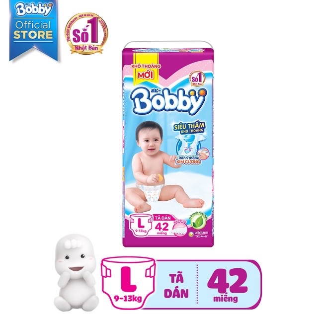 Tã Dán Bobby size L(42)