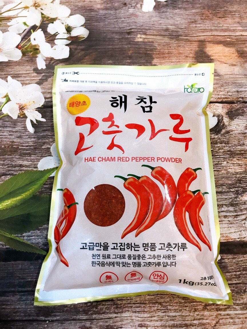 1kg Ớt bột vảy Hàn Quốc Hanaro làm kim chi và mì cay