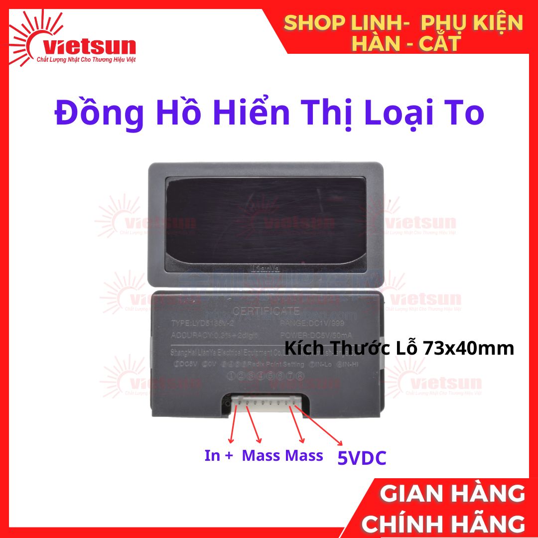 Đồng hồ hiển thị thường dùng cho máy hàn điện tử, đồng hồ dòng hàn