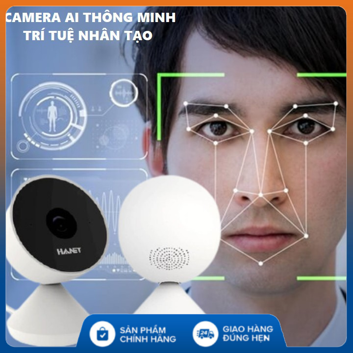Camera Trí Tuệ Nhân Tạo AI thông minh HANET HA1000- nhận diện khuôn mặt- chấm công- báo động chính hãng