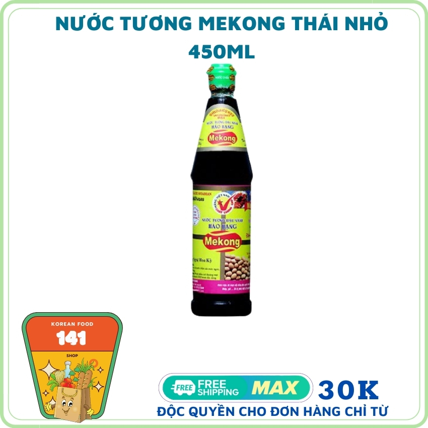 NƯỚC TƯƠNG MEKONG THÁI LỚN 650ML, THÁI NHỎ 450ML, THƠM NGON ĐẬM VỊ - SHOP 141