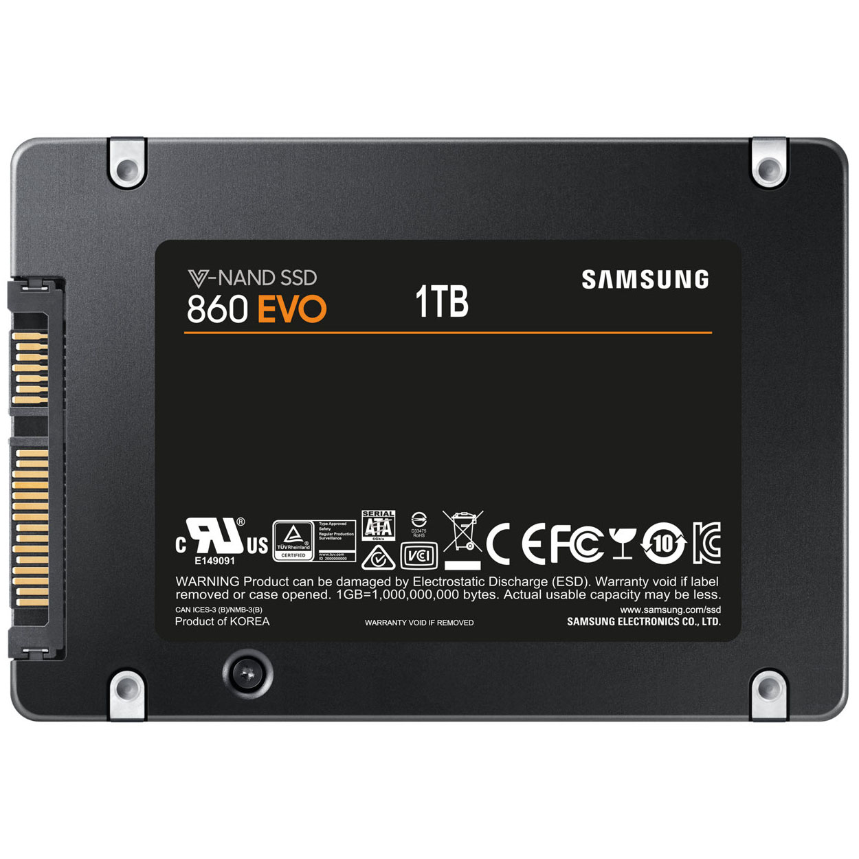 Ổ cứng ssd 1tb samsung 860 evo 2.5-inch sata iii