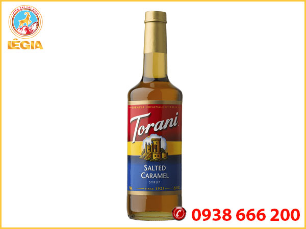 Siro torani caramen muối 750ml - torani salted caramel syrup