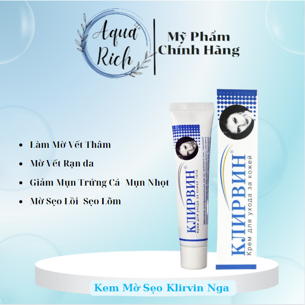 Kem Sẹo Nga- Kem Mờ Sẹo Klirvin Chính Hãng Của Nga