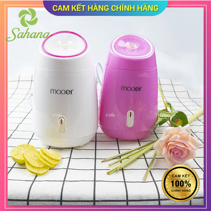 Máy xông hơi mặt Maoer chính hãng,Sahana Beauty,máy xông hơi mặt tại nhà,máy xông hơi mặt hoa quả,dược liệu,an toàn cho da,dễ sử dụng