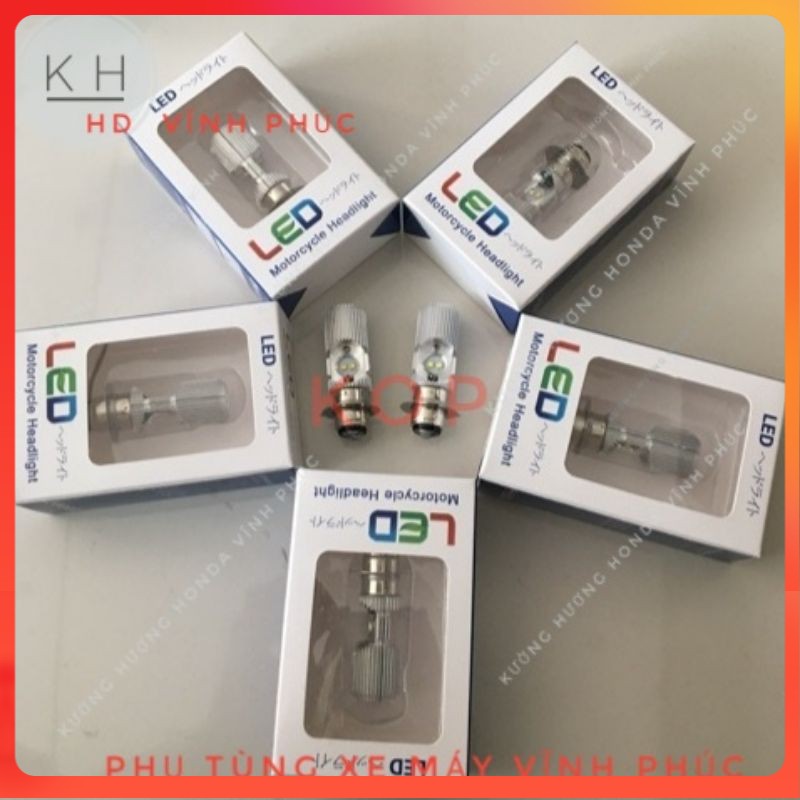 (SELE siêu rẻ) Bóng đèn pha Led siêu sáng gắn xe dream, wave, jupiter và nhiều dòng xe Honda , yamaha,swm khác lắp chung sp này