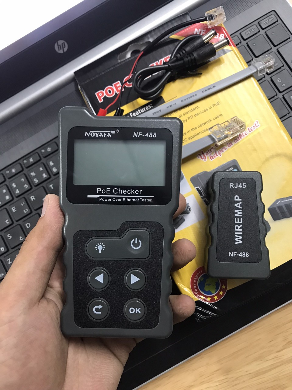 Bộ test và kiểm tra mạng poe noyafa nf-488