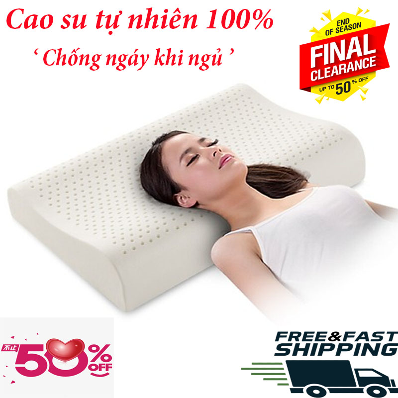 Gối Cao Su Non Chống Ngáy - Gối Ngủ Mềm Mại Êm Ái Đàn Hồi Cao - Mua Ngay GốI Cao Su Non Nhật Bản Giá TốT ChấT Lượng.