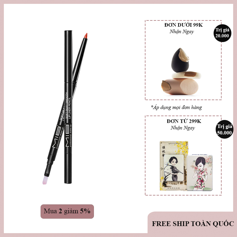 Son Kẻ Viền Môi "MIB" FREESHIP TOÀN QUỐC Mỹ phẩm cao cấp không thấm nước, giữ màu lâu (9 màu) (KHUYẾN MÃI 3 NGÀY)