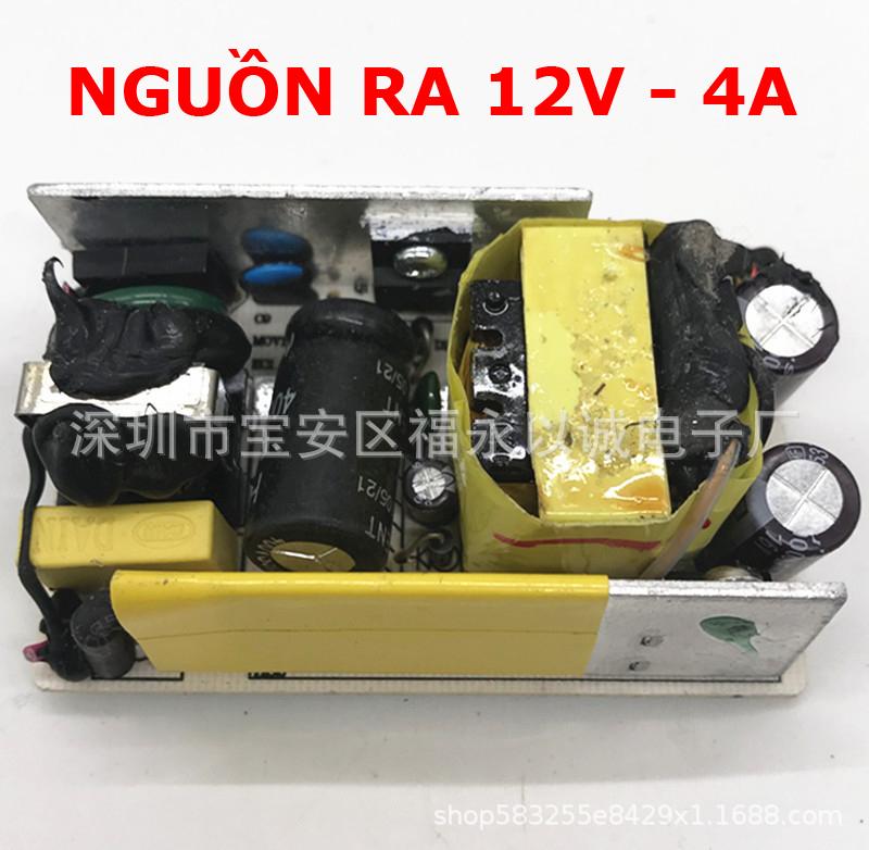 Mạch nguồn 12V | Mạch sạc Pin 12V | Mạch sạc Bình 12V cho loa kéo nguồn ra 12VDC - 4A