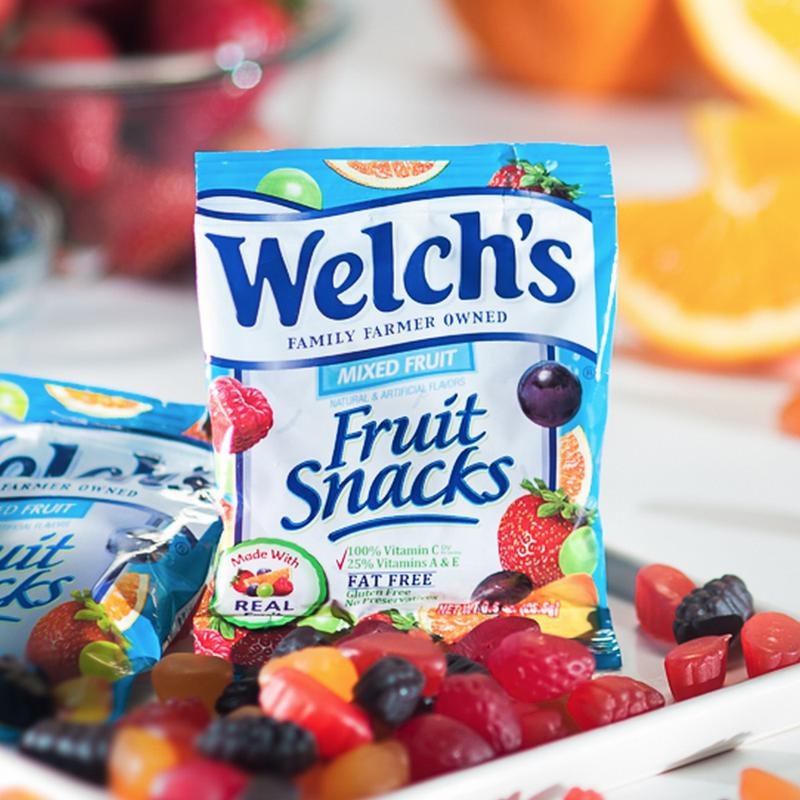 Combo 40 bịch kẹo dẻo trái cây Welch’s Mixed Fruit - Date T12/2024