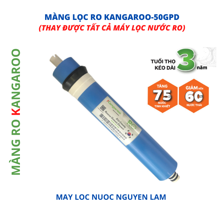 Lõi lọc nước ro kangaroo-50gpd-