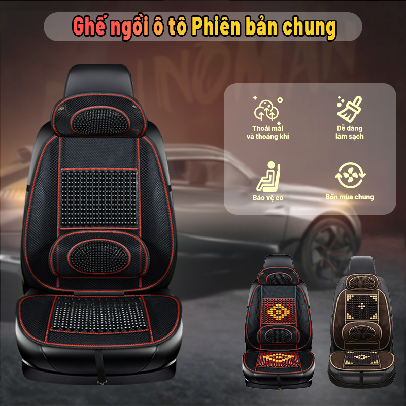 Lót ghế hạt gỗ xe ô tô lót ghế ô tô lót ghế xe hơi hạt gỗ cao cấp zacro