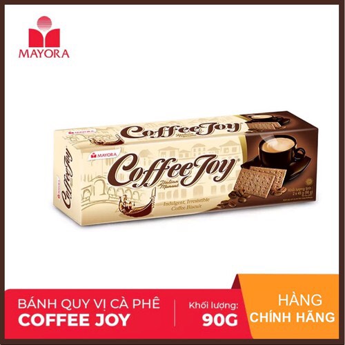 Bánh quy vị cà phê coffe joy hộp 90 gram hsd 2022