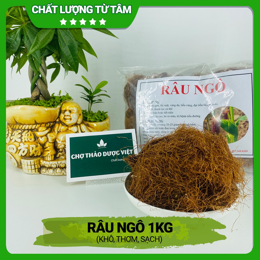 SậpGiá- 01kg Râu Ngô - Râu Bắp (Khô, Thơm, Sạch) 366 LDL