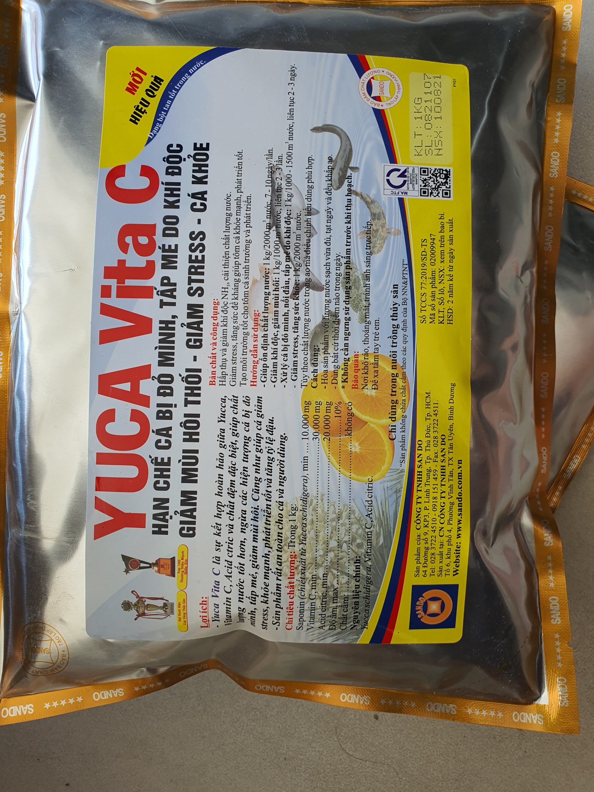 Ổn định nước yuca vita c
