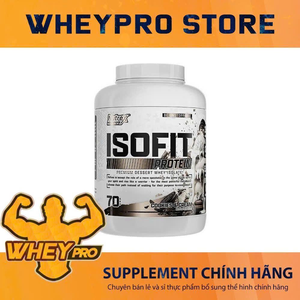 Nutrex Isofit Whey Protein - Whey Protein Substitute for Snack Meals
