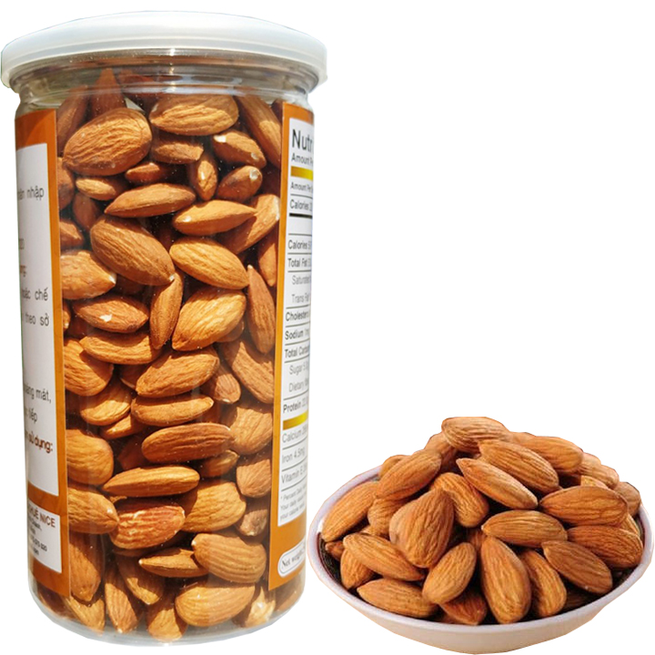 500 gram hạnh nhân rang bơ nhập khẩu mỹ loại ngon