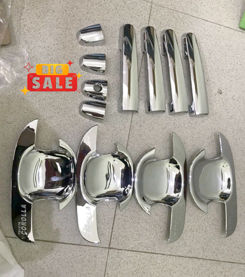 Ốp Tay Nắm Hõm Cửa Altis 2007 2008 2009n 2010 2011 2012 2013 - Ốp Bảo Vệ Tay Mở Cửa Toyota Altis 2007/2013