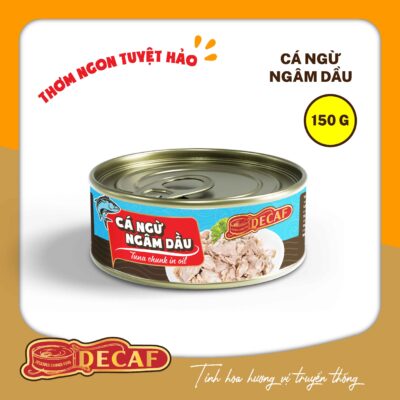 Cá ngừ ngâm dầu decaf 150gr