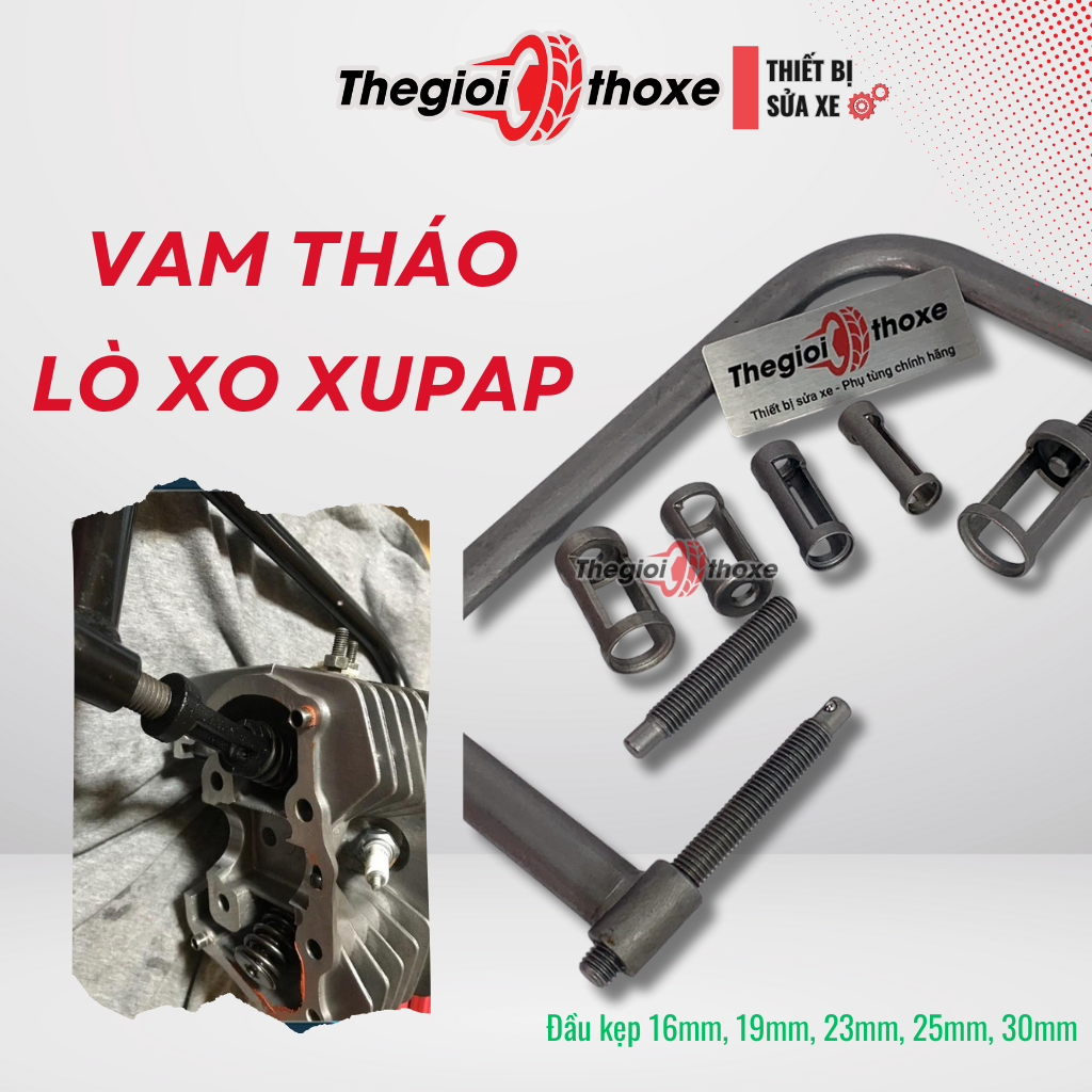 Bộ vam tháo lò xo xupap, dụng cụ tháo xupap ô tô | Thế Giới Thợ Xe