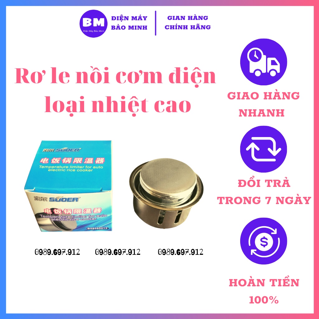 Role nhiệt nồi cơm điện - Loại nhiệt cao - Linh kiện nồi cơm điện