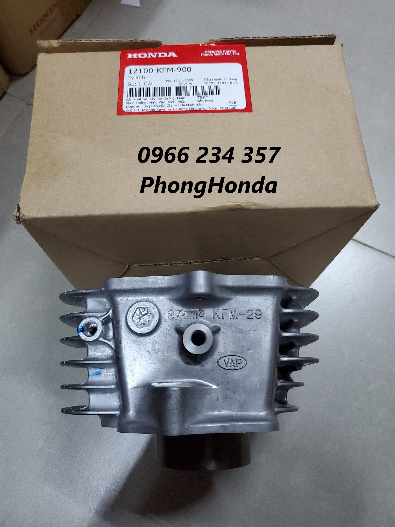 Xy lanh , lòng super dream , wave alpha , wave rs , wave s 100 chính hiệu honda