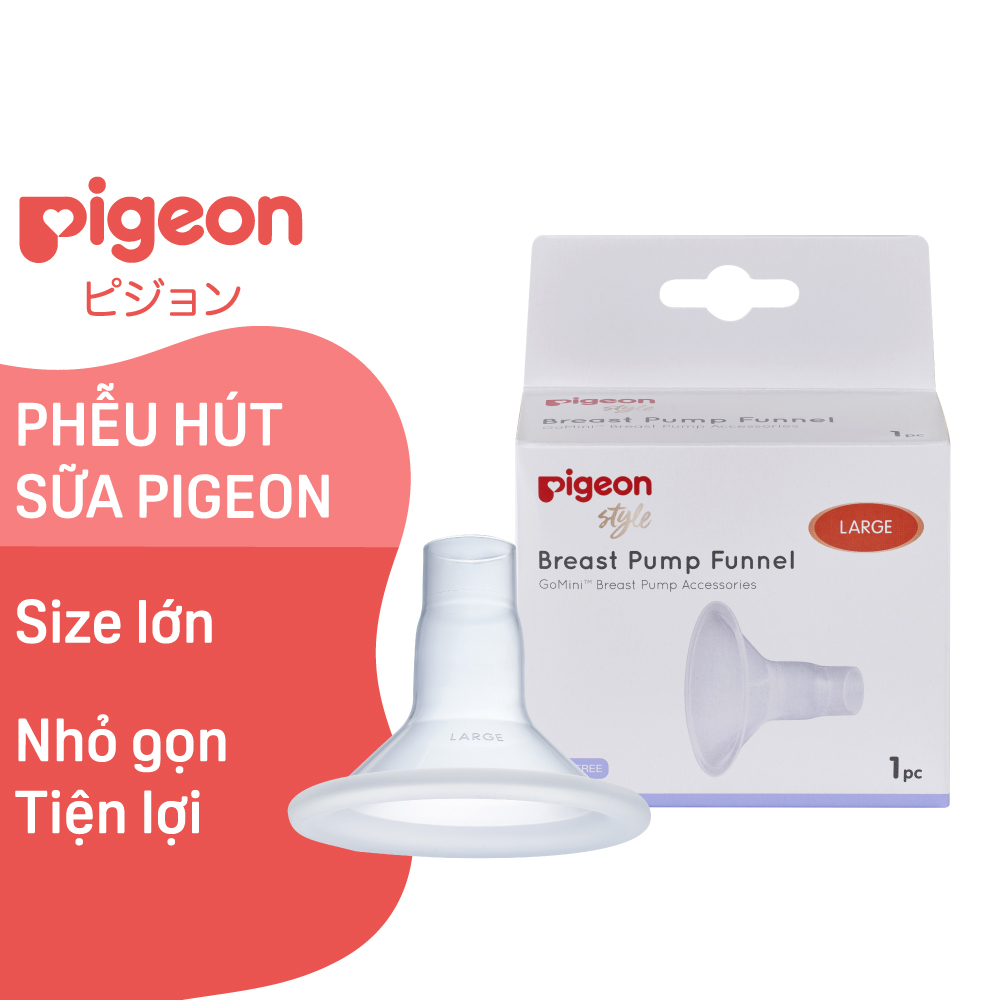 Phễu hút sữa Pigeon Size lớn (1 cái/hộp)