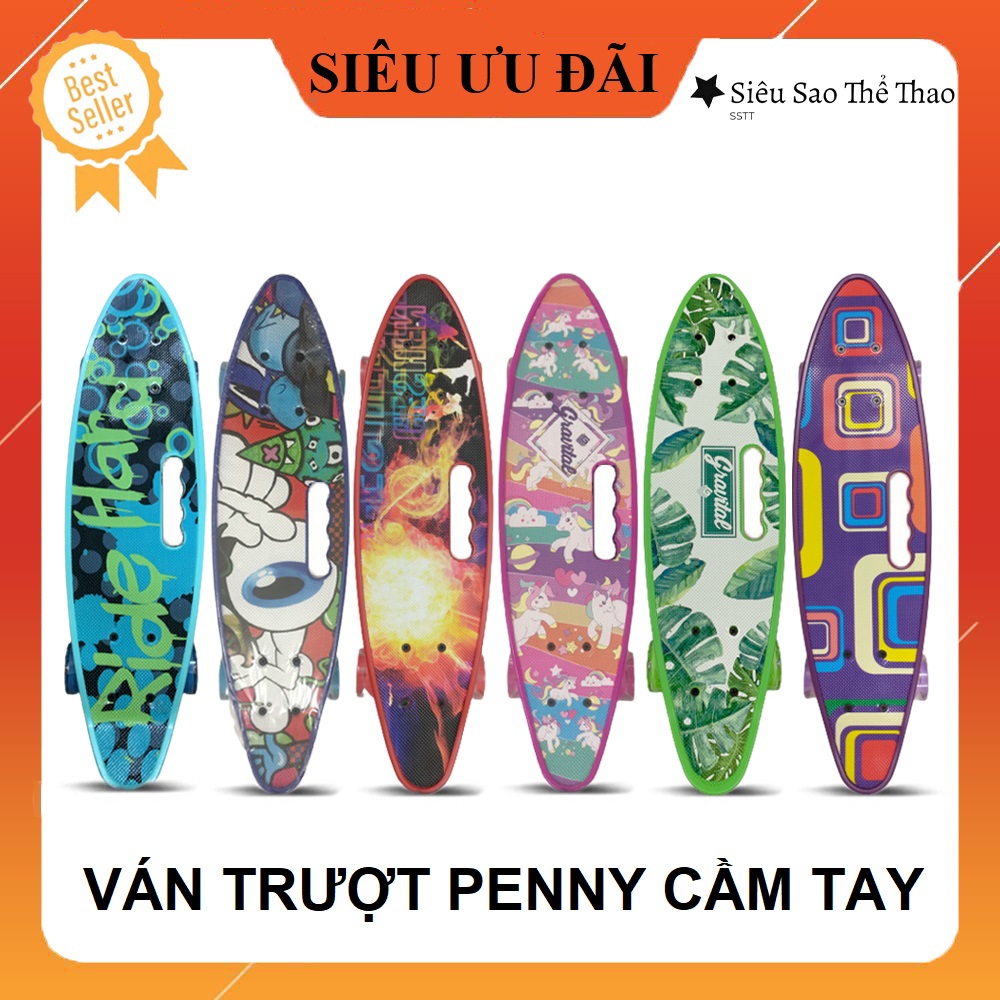 Ván trượt Penny Cầm Tay - Có Đèn Bánh Xe