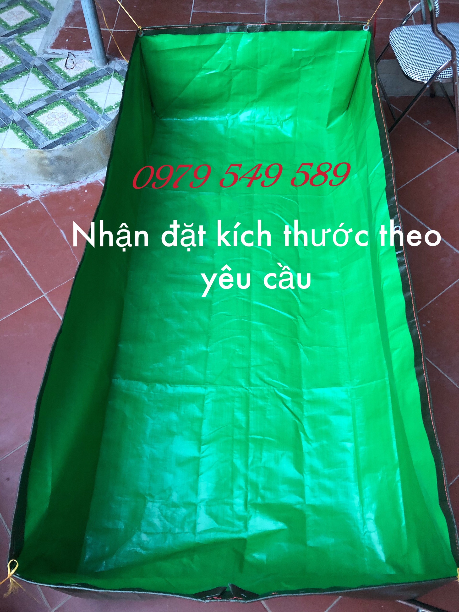 BỂ BƠI BẰNG BẠT MINI TẠI NHÀ (DÀI 2M RỘNG 1.5M CAO 0.5M)