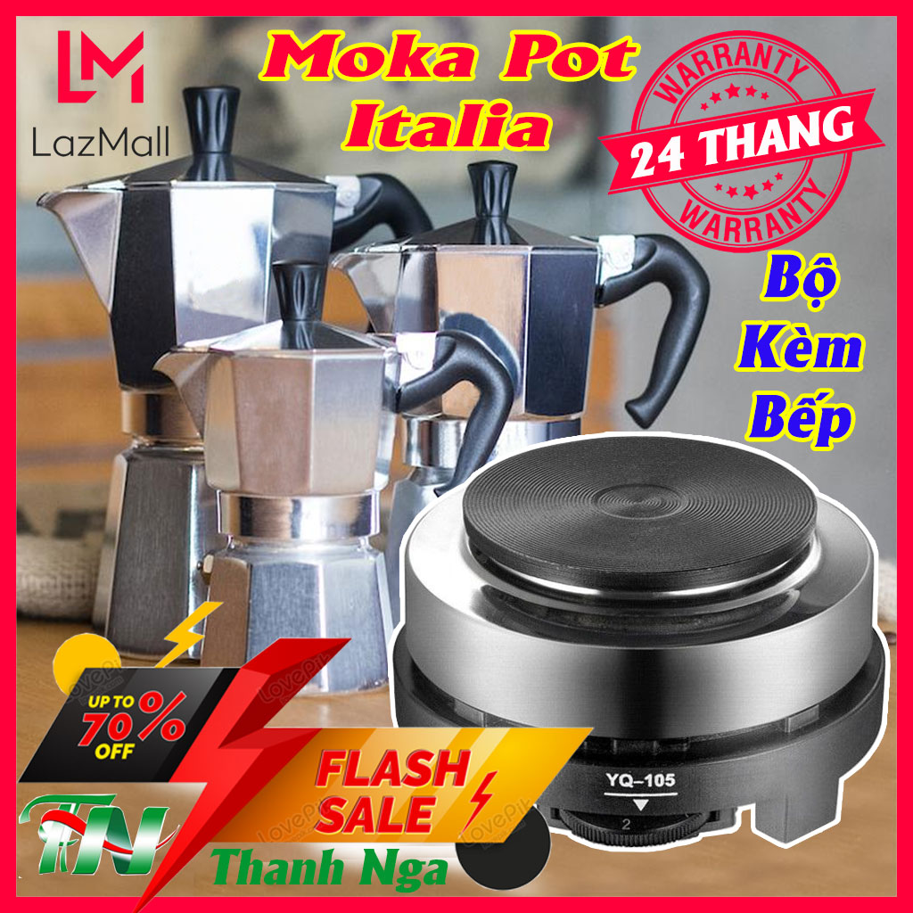 Bình ấm pha cà phê Moka Pot 300ml Loại Tốt - Ấm pha cafe - Bình pha cà phê - Ấm pha cà phê - Ấm pha cafe siêu tốc - Máy pha cà phê ,Có thể sử dụng là ấm pha trà, ấm pha chè, ấm pha trà mini