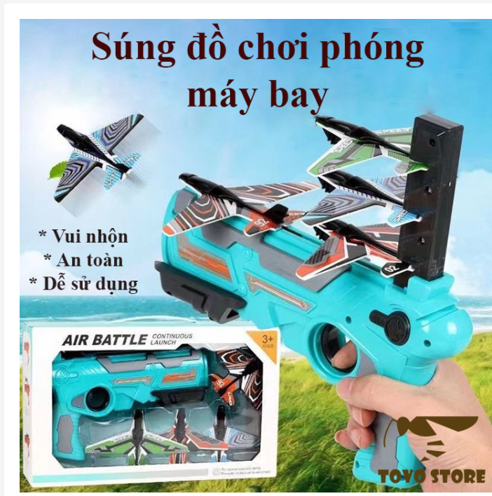 Sung đồ chơi bắn máy bay dành cho trẻ emđồ chơi sung phóng máy bay lượn mô hình trẻ emsung đồ chơi bắn máy bay siêu xa cho bé món quà tuyệt vời dành cho bé đem lại niềm vui cho trẻ