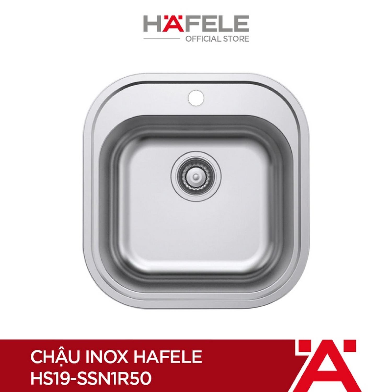 Chậu inox hafele hs19-ssn1r50 - 567.23.083