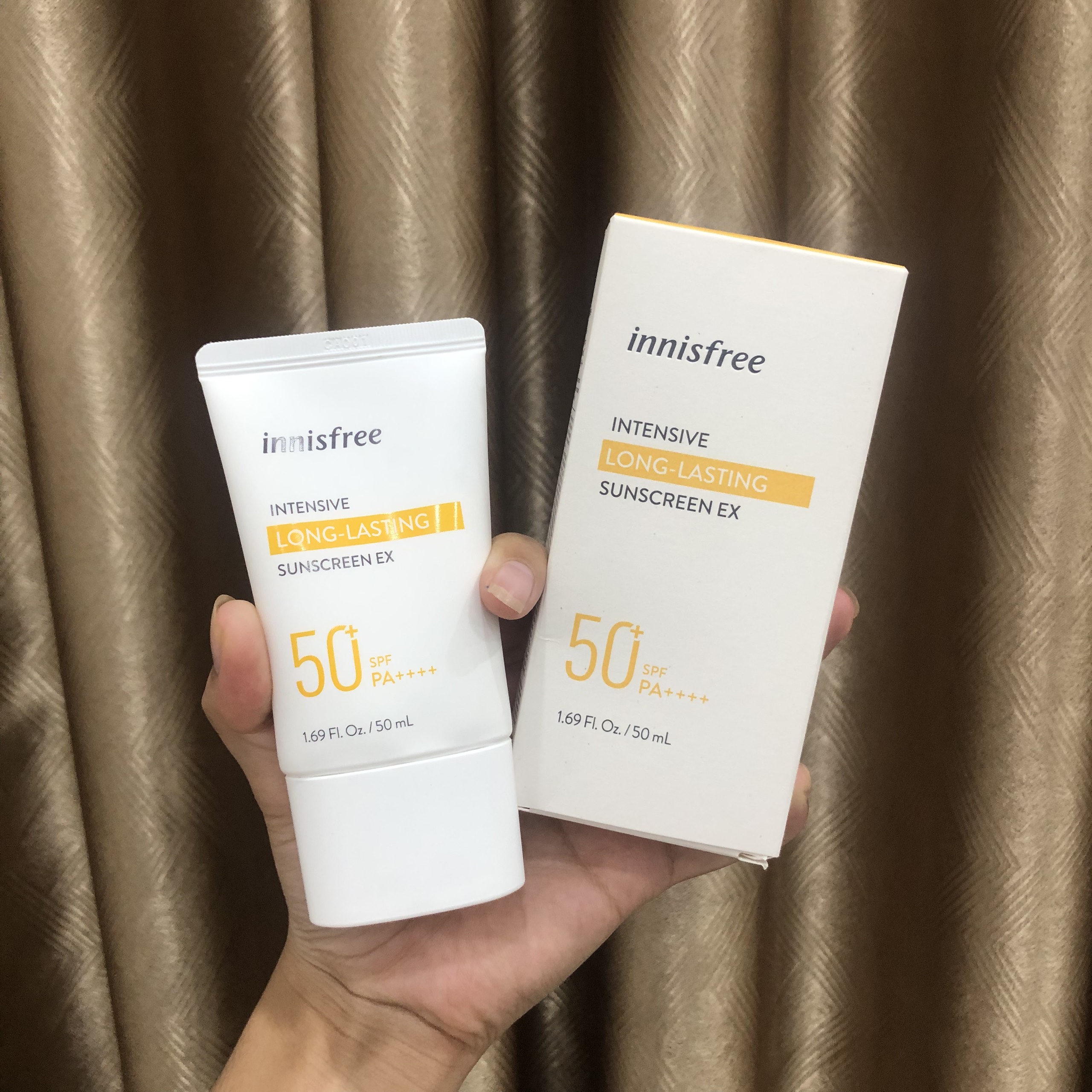 Kem Chống Nắng Innisfree SPF 50+ 50ml HỒNG Sáng da , Chống lão hóa , Mờ Thâm , Kiềm dầu - Sisaigon - 2