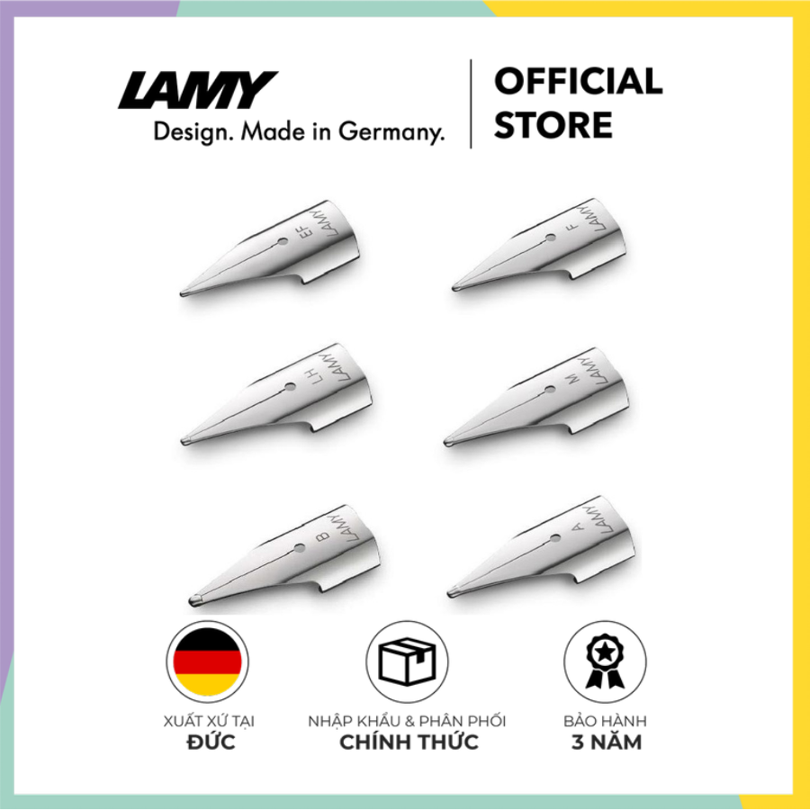 Ngòi bút cao cấp LAMY Steel polish / Nib grades Z50 - Hãng phân phối chính thức