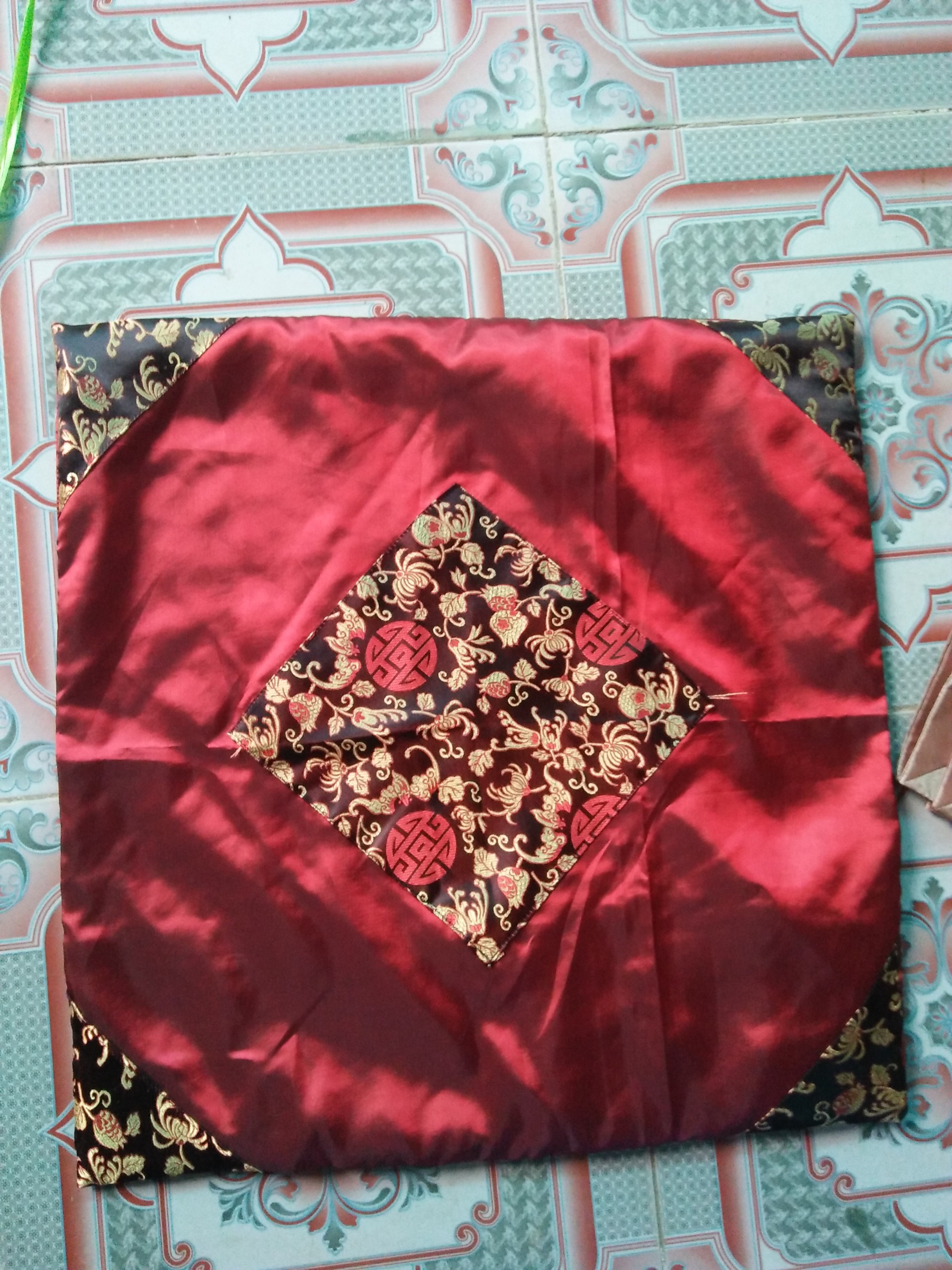 Vỏ gối tựa vỏ đệm ngồi bệt 40x40 cm