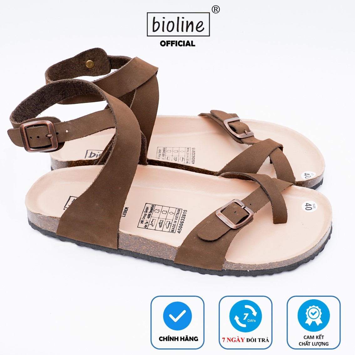 Lót Chống Nước  DK16 - Sandal Birken Đế Trấu BIOLINE Official giày sandal