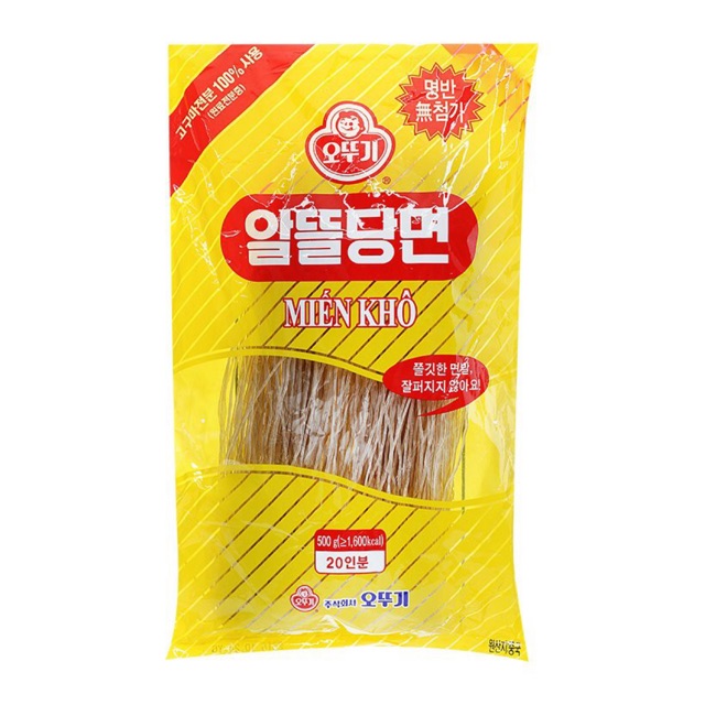 Miến khô Hàn Quốc (làm miến trộn) - 500g