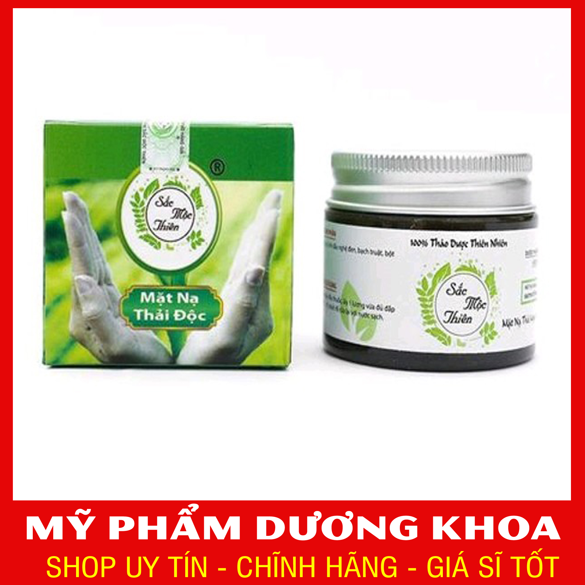 [HCM]Mặt Nạ Thải Độc Sắc Mộc Thiên - Đẩy Mụn Ẩn Thải Độc Tố - Tăng Tốc Liệu Trình Tái Tạo Da