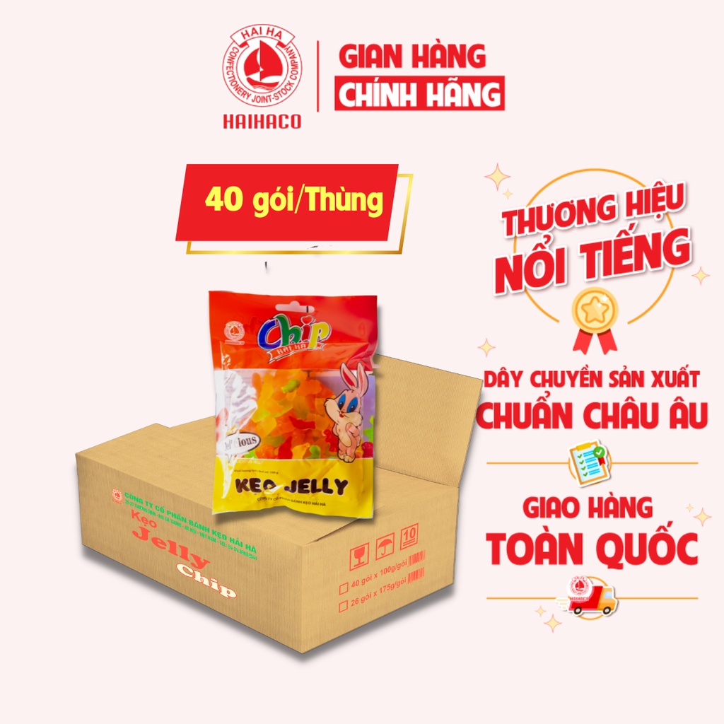 Jelly chip chip hải hà túi 100g