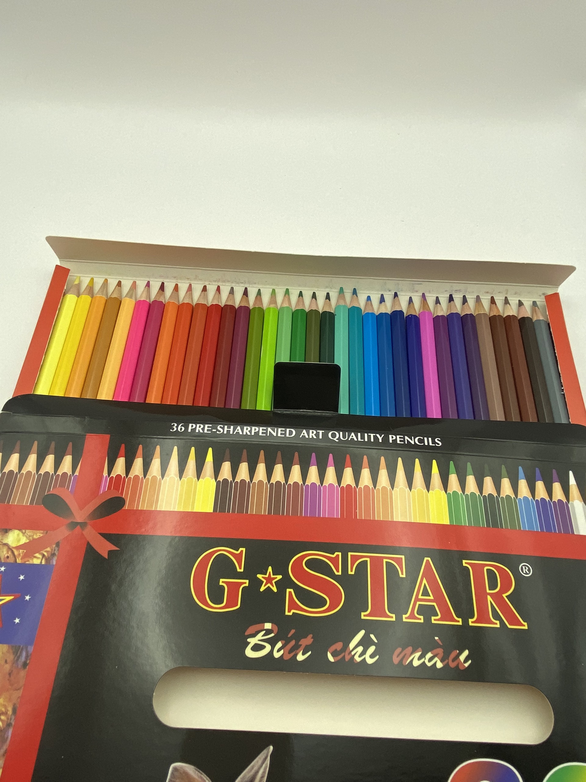 GSTAR 36 colors pencil case good quality.