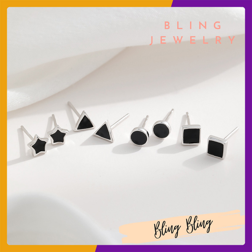Bông tai thời trang dành cho nữ bling jewelry bông tai phong cách hàn quốc cá tính trẻ trung