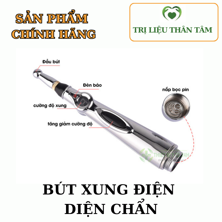 Bút xung điện dò huyệt, laze cao cấp - dụng cụ diện chẩn