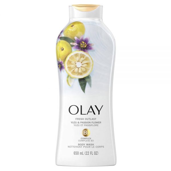 [HCM]SỮA TẮM DƯỠNG ẨM OLAY FRESH OUTLAST SPARKLING YUZU PASSION FLOWER BODY WASH - 650ML