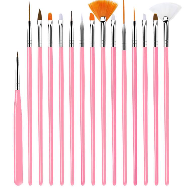 Set 15 cọ vẽ móng nghệ thuật